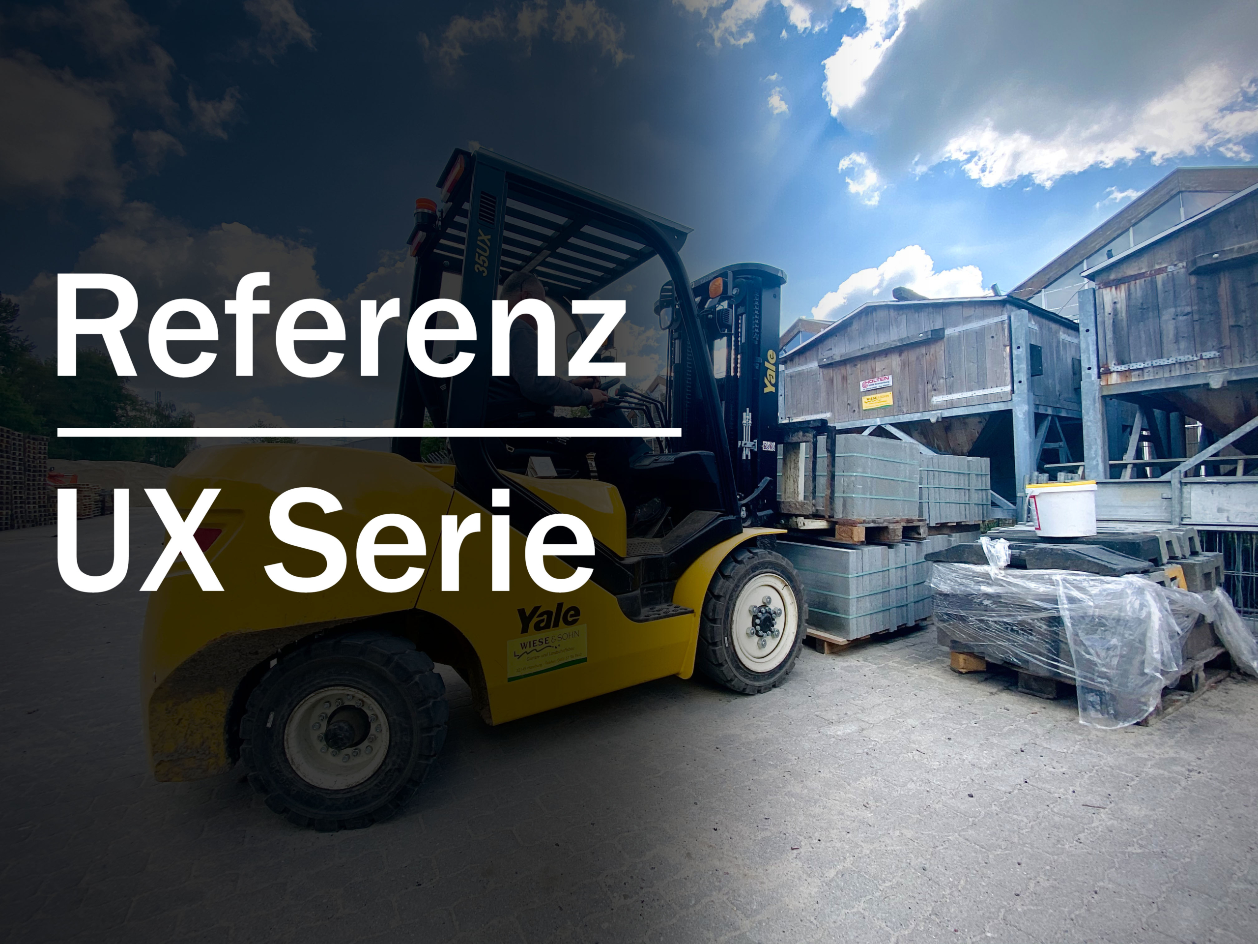 Yale UX-Serie Gabelstapler im Kundeneinsatz – robuste Elektrostapler für den täglichen Logistikbetrieb