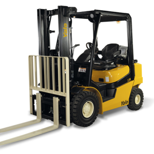 Schwerlaststapler mit Luftreifen