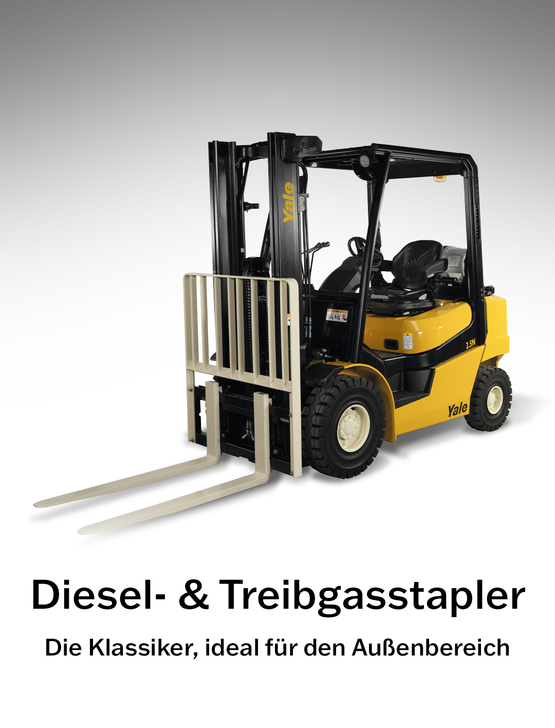 Diesel- und Treibgas-Gabelstapler von MF Gabelstapler – vielseitiger Stapler für den Innen- und Außeneinsatz.